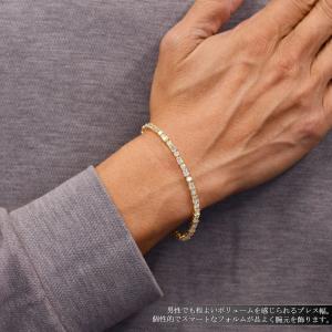 ブレスレット メンズ 18金 18k K18 ...の詳細画像3