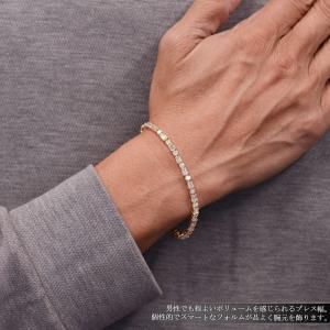 ブレスレット メンズ 18金 18k K18P...の詳細画像3