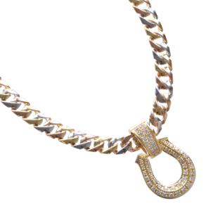 喜平 ネックレス 18金 K18 K18PG ...の詳細画像1