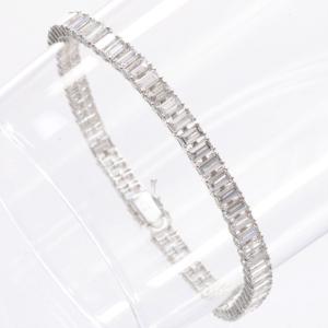 ブレスレット メンズ K18WG 18金 ダイヤ...の商品画像