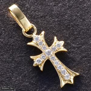 ペンダントトップ メンズ 18金 K18WG ダイヤモンド フィッシュフック