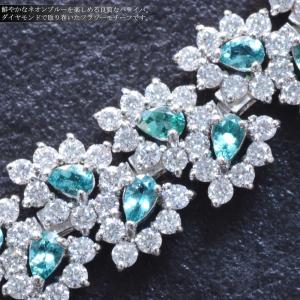 ブレスレット レディース プラチナ パライバト...の詳細画像3