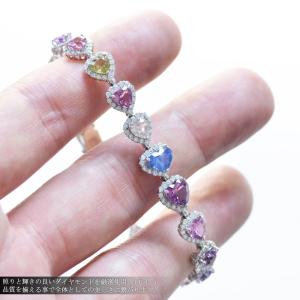 ブレスレット レディース プラチナ ハートシェ...の詳細画像5