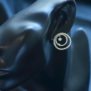 ピアス レディース K18 18金 ゴールド ...の詳細画像1