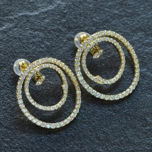 ピアス レディース K18 18金 ゴールド ...の詳細画像3