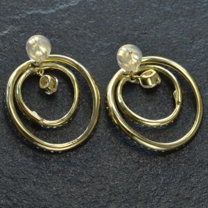 ピアス レディース K18 18金 ゴールド ...の詳細画像4