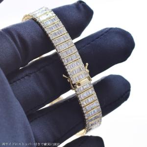 ブレスレット メンズ K18 ダイヤモンド 8...の詳細画像4