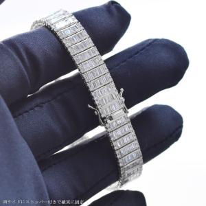 ブレスレット メンズ プラチナ ダイヤモンド ...の詳細画像4