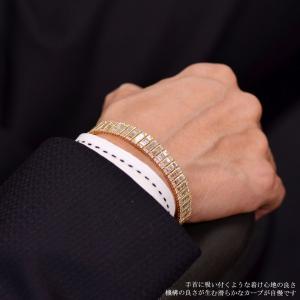ブレスレット メンズ K18PG ダイヤモンド...の詳細画像3