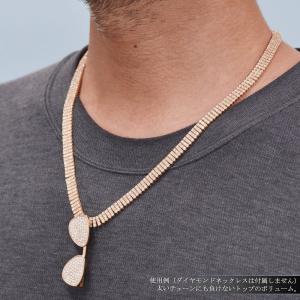 ペンダントトップ メンズ K18PG ピンクゴ...の詳細画像4