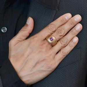 指輪 メンズリング 18金 ピンクゴールド K...の詳細画像2