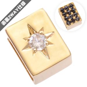 18金 ダイヤモンド　喜平　ビーズ　ネックレス K18 喜平ビーズ トップ クロス ダイヤモンド 喜平ダイヤ