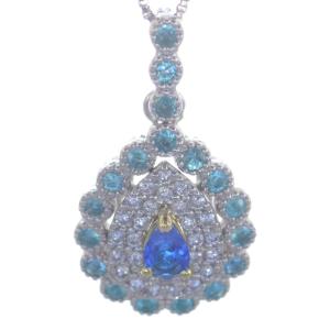 STAR JEWELRY スタージュエリー PT950 40cm パライバトルマリン