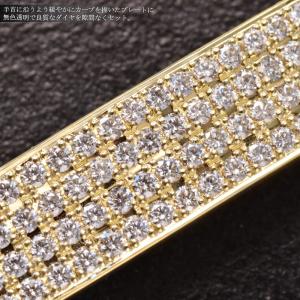 ブレスレット メンズ K18 ダイヤモンド 3...の詳細画像4