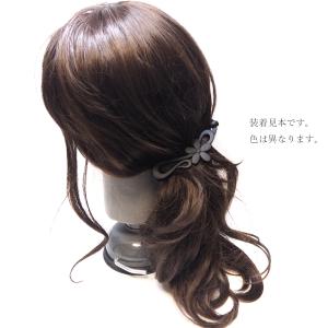 バナナクリップ パステル フラワー 花 ラメ感...の詳細画像2