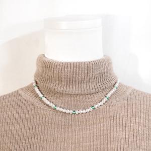 ネックレス カットビーズ ブラック 直径10mm 40cm 42.5cm 45cm