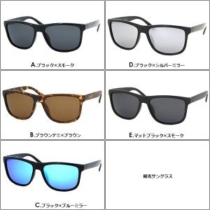 偏光サングラス U67 ウェリントン ミラー ...の詳細画像1