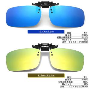 偏光 クリップ オン サングラス 調光偏光(K...の詳細画像3