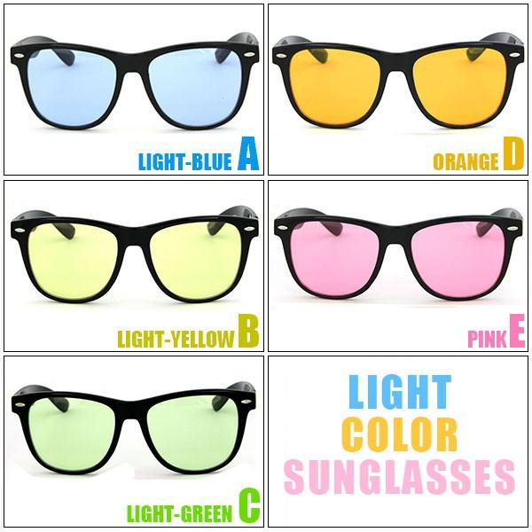 伊達メガネ ライトカラー サングラス FD8312ウェリントン デカ 四角 メンズ レディース 共用...