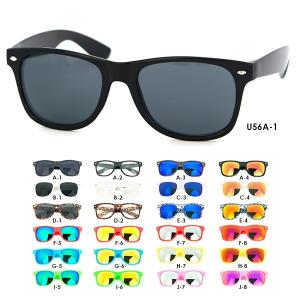 サングラス 全80色 U56 ミラー 伊達メガネ メンズ レディース