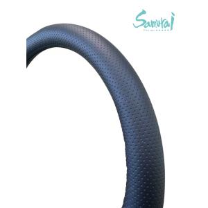 極太 ハンドルカバー エナメルブラックダブルステッチ LL ハンドル径