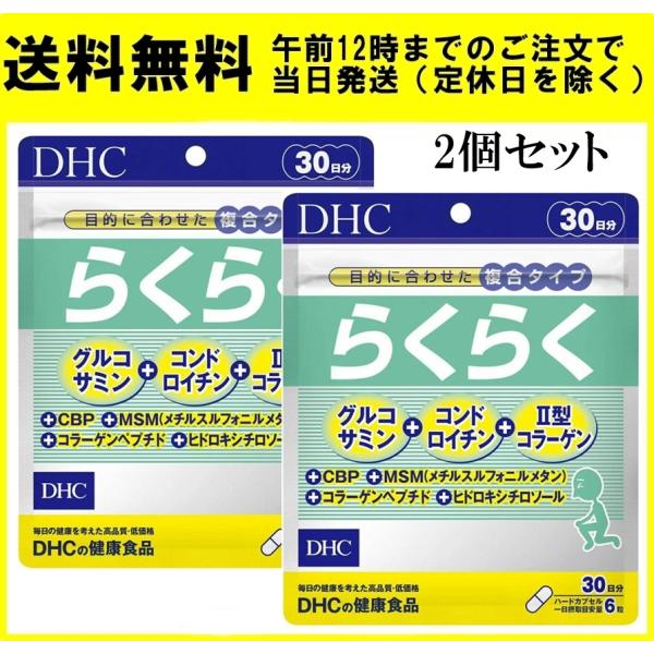 DHC らくらく30日分 180粒 2個セット サプリメント