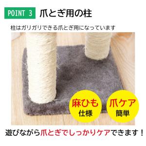 ネコタワー ミニ 猫タワー キャット タワー ...の詳細画像4