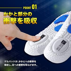 インソール 疲れない 衝撃吸収 スポーツ 中敷...の詳細画像3