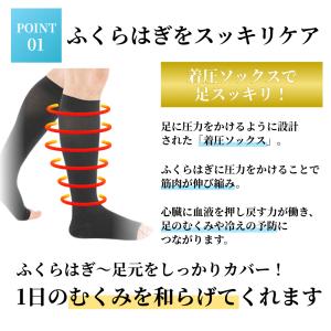 着圧ソックス メンズ 2足セット 医療用 弾性...の詳細画像2