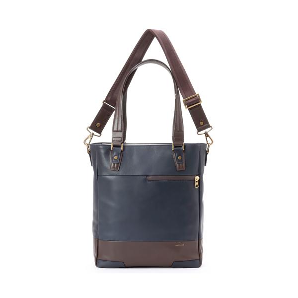 マスターピース 2WAYトートバッグ/ネイビー メンズ グロスver.3 01644-v3 mast...