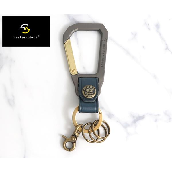 マスターピース キーホルダー/ネイビー メンズ カラビナ 02000 master-piece