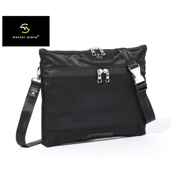 マスターピース ショルダーバッグ/ブラック メンズ プログレス 02394 master-piece