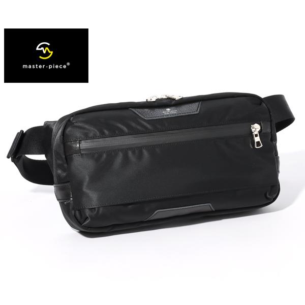 マスターピース ウエストバッグ/ブラック メンズ プログレス 02395 master-piece