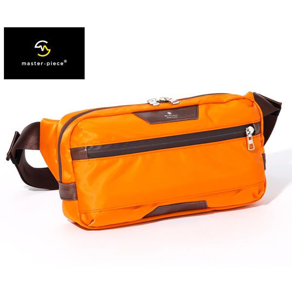 マスターピース ウエストバッグ/オレンジ メンズ プログレス 02395 master-piece