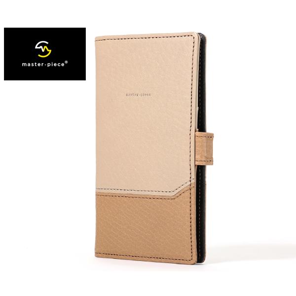 マスターピース iPhoneケース 11/11 plus/12/12 pro/ベージュ メンズ ディ...