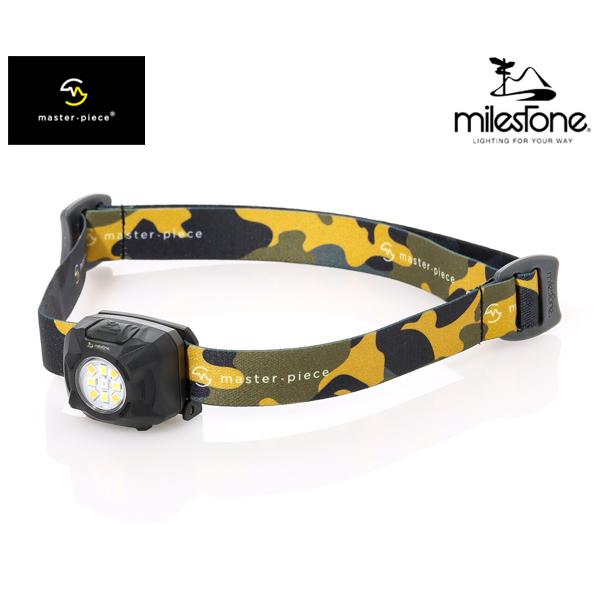 マスターピース milestone×master-piece ヘッドランプ/イエロー メンズ 028...