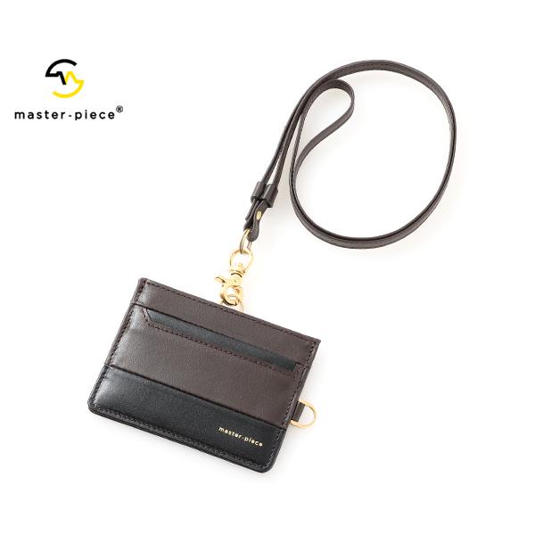 マスターピース IDケース/チョコ メンズ グロス 02846 master-piece
