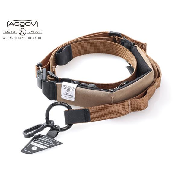 アッソブ ウォータープルーフ ショルダーストラップ/カーキ メンズ ハビットショルダーシリーズ 14...