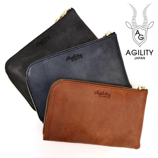 アジリティ アッファ 財布 メンズ レディース ボヤージュ ロロマレザー お財布ポーチ 1600ll...