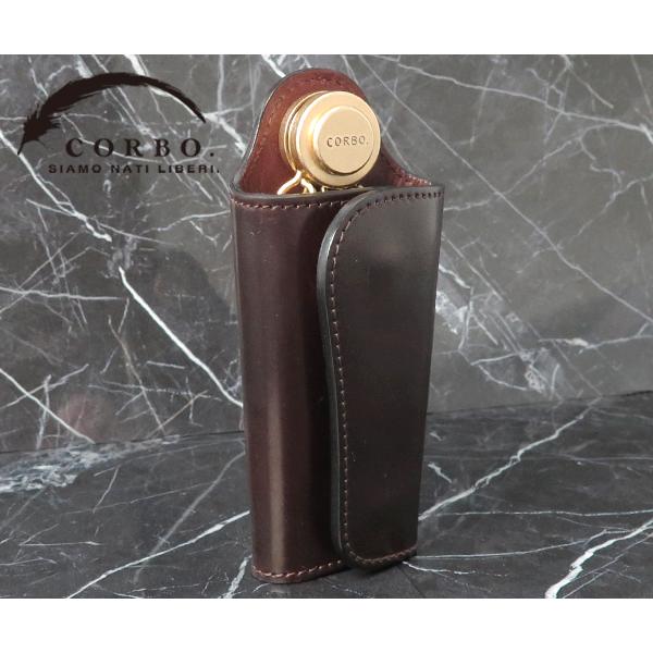 コルボ キーケース/バーガンディ メンズ スレート/コードバン 1ll-1502 CORBO