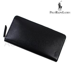 ポロ・ラルフローレン 財布 メンズ 長財布 ミニ フランジ ラウンド