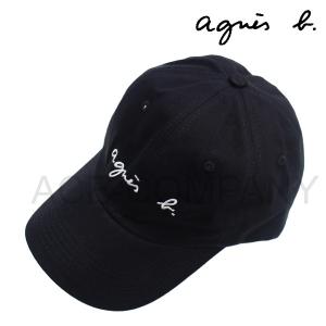 アニエスベー オム 小物 レディース 帽子 ロゴキャップ ブラック agnes b. ladies 夏コーデ 贈り物｜ACE-WEB