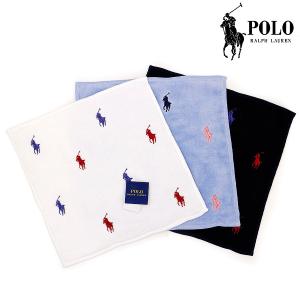 ポロ・ラルフローレン 小物 メンズ タオル ドットロゴ タオルハンカチ Polo Ralph Lauren 内祝い 贈り物｜ace-web