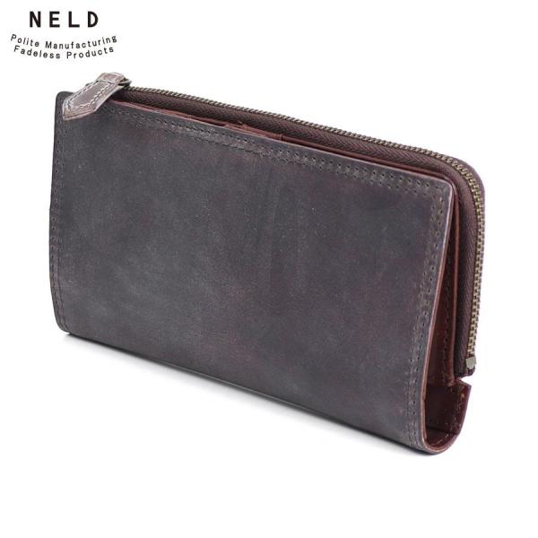 ネルド 長財布/グレー メンズ バク an210 NELD