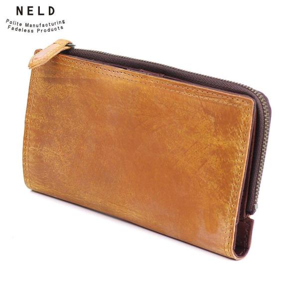 ネルド 長財布/キャメル メンズ バク an210 NELD