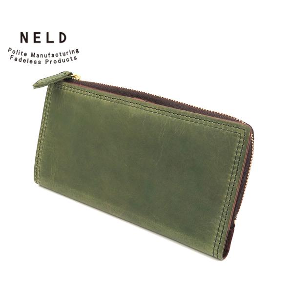ネルド 長財布/グリーン メンズ バク an210 NELD