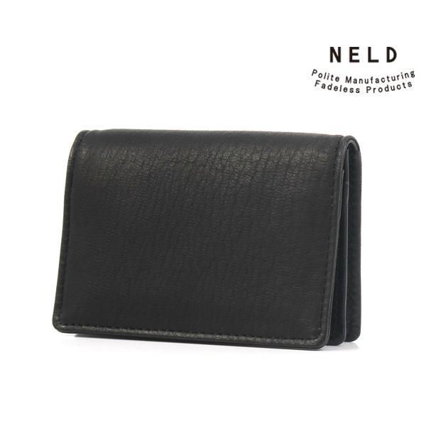 ネルド 名刺入れ/ブラック メンズ ディア an272 NELD