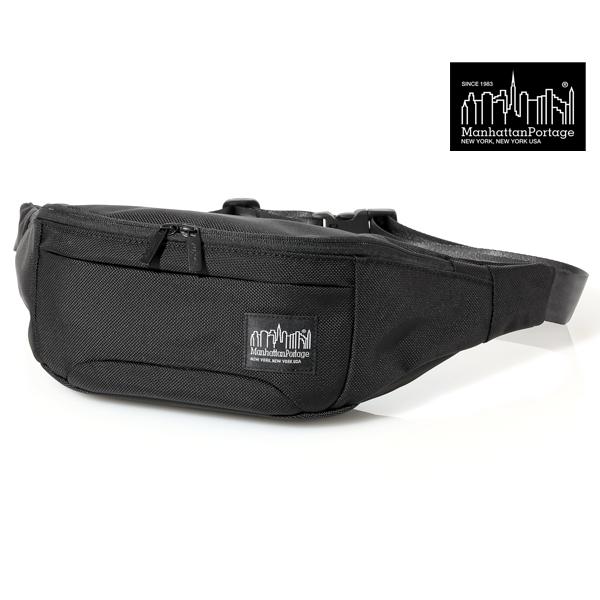 マンハッタンポーテージ ブラックレーベル ウエストバッグ/ブラック メンズ mp1110bl Man...