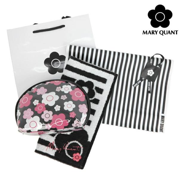マリークワント ギフトセット#1(ポーチｘタオルハンカチ）(MARY QUANT)