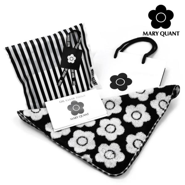 マリークワント タオルハンカチｘオイルクリアーティッシュ ギフトセット MARY QUANT マリク...